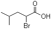 2-溴-4-甲基戊酸分子结构 (CAS 42990-24-9)