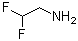 2,2-二氟乙胺分子结构 (CAS 430-67-1)