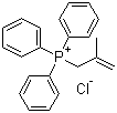 (2-甲基烯丙基)三苯基氯化膦分子结构 (CAS 4303-59-7)