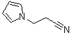 1H-吡咯-1-丙腈分子结构 (CAS 43036-06-2)