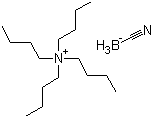 四丁基氰基硼烷化铵分子结构 (CAS 43064-96-6)