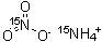 structure of CAS# 43086-60-8, Ammonium-<sup>15</sup>N nitrate-<sup>15</sup>N