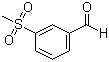 3-(甲基磺酰基)苯甲醛分子结构 (CAS 43114-43-8)