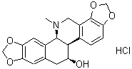 白屈菜碱盐酸盐分子结构 (CAS 4312-31-6)