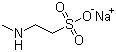 N-甲基牛磺酸钠盐分子结构 (CAS 4316-74-9)
