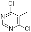4,6-二氯-5-甲基嘧啶分子结构 (CAS 4316-97-6)