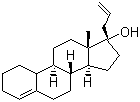 烯丙雌醇分子结构 (CAS 432-60-0)