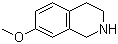 1,2,3,4-四氢-7-甲氧基异喹啉分子结构 (CAS 43207-78-9)
