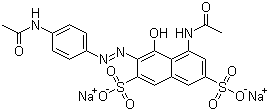 酸性品红 6B分子结构 (CAS 4321-69-1)