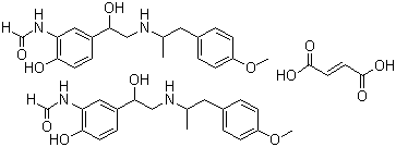 富马酸福莫特罗分子结构 (CAS 43229-80-7)