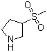 3-甲磺酰基吡咯烷分子结构 (CAS 433980-62-2)