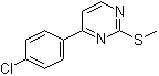 4-(4-氯苯基)-2-甲硫基嘧啶分子结构 (CAS 434941-55-6)