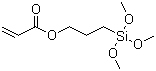 (3-丙烯酰氧基丙基)三甲氧基硅烷分子结构 (CAS 4369-14-6)