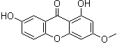 结构式 CAS# 437-50-3, 龙胆根素