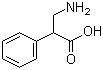 3-氨基-2-苯基丙酸分子结构 (CAS 4370-95-0)