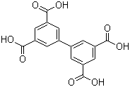 3,3',5,5'-联苯四甲酸分子结构 (CAS 4371-28-2)