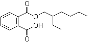 邻苯二甲酸单(2-乙基己基)酯分子结构 (CAS 4376-20-9)