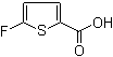 5-氟噻吩-2-羧酸分子结构 (CAS 4377-58-6)