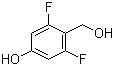 2,6-二氟-4-羟基苯甲醇分子结构 (CAS 438049-36-6)