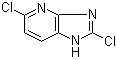 2,5-二氯-1H-咪唑并[4,5-b]吡啶分子结构 (CAS 438190-90-0)