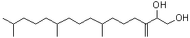 3-亚甲基-7,11,15-三甲基十六烷-1,2-二醇分子结构 (CAS 438536-34-6)
