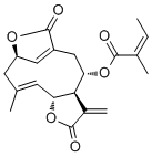 异地胆草种内酯分子结构 (CAS 439923-16-7)
