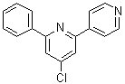4-氯-6-苯基-2,4'-联吡啶分子结构 (CAS 439929-26-7)