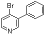 4-溴-3-苯基吡啶分子结构 (CAS 440112-20-9)