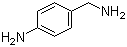 4-氨基苄胺分子结构 (CAS 4403-71-8)