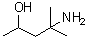 2-氨基-4-羟基-2-甲基戊烷分子结构 (CAS 4404-98-2)