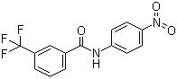 N-(4-硝基苯基)-3-(三氟甲基)苯甲酰胺分子结构 (CAS 441053-37-8)