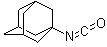 1-金刚烷基异氰酸酯分子结构 (CAS 4411-25-0)