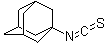 异硫氰酸 1-金刚烷酯分子结构 (CAS 4411-26-1)
