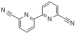 [2,2'-联吡啶]-6,6'-二甲腈分子结构 (CAS 4411-83-0)