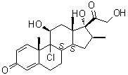 倍氯米松分子结构 (CAS 4419-39-0)