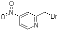 2-溴甲基-4-硝基吡啶分子结构 (CAS 442910-43-2)