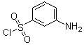 3-氨基苯磺酰氯分子结构 (CAS 4431-74-7)