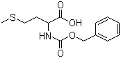 N-苄氧羰基-DL-蛋氨酸分子结构 (CAS 4434-61-1)