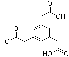 均苯三乙酸分子结构 (CAS 4435-67-0)