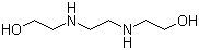 N,N'-双(2-羟乙基)乙二胺分子结构 (CAS 4439-20-7)