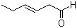 structure of CAS# 4440-65-7, 3-Hexenal;Hydrosorbaldehyde