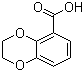 2,3-二氢-1,4-苯并二噁烷-5-羧酸分子结构 (CAS 4442-53-9)