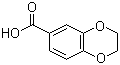 2,3-二氢-1,4-苯并二噁烷-6-羧酸分子结构 (CAS 4442-54-0)
