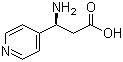 (S)-3-氨基-3-(吡啶-4-基)丙酸分子结构 (CAS 444806-04-6)