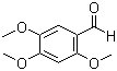 2,4,5-三甲氧基苯甲醛分子结构 (CAS 4460-86-0)