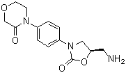 (S)-4-(4-(5-(Aminomethyl)-2-oxooxazolidin-3-yl)phenyl)morpholin-3-one molecular structure (CAS 446292-10-0)