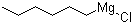 structure of CAS# 44767-62-6, Hexylmagnesium chloride;n-Hexylmagnesium chloride