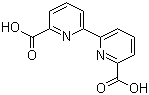 [2,2'-联吡啶]-6,6'-二羧酸分子结构 (CAS 4479-74-7)