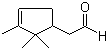 structure of CAS# 4501-58-0, Campholenic aldehyde ;2,2,3-Trimethyl-1-acetaldehyde-3-cyclopentene; 2,2,3-Trimethylcyclopent-3-en-1-yl-acetaldehyde; Trimethyl cyclopentenyl acetaldehyde