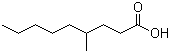4-甲基壬酸分子结构 (CAS 45019-28-1)